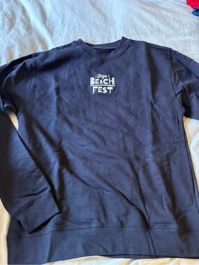 Beach Fest Crewneck Sweatshirt - Navy